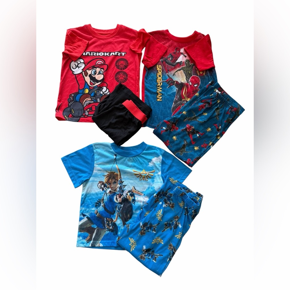 Boys Character Pajama Lot – Size 6